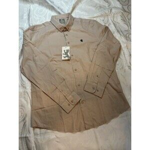 NEW Red Tape Premium Mens XL Dusky Pink Oxford Button Down Cotton NWT